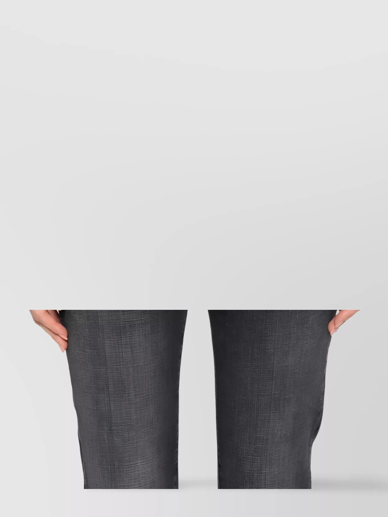 7 For All Mankind Whiskering-effect Jeans In Black