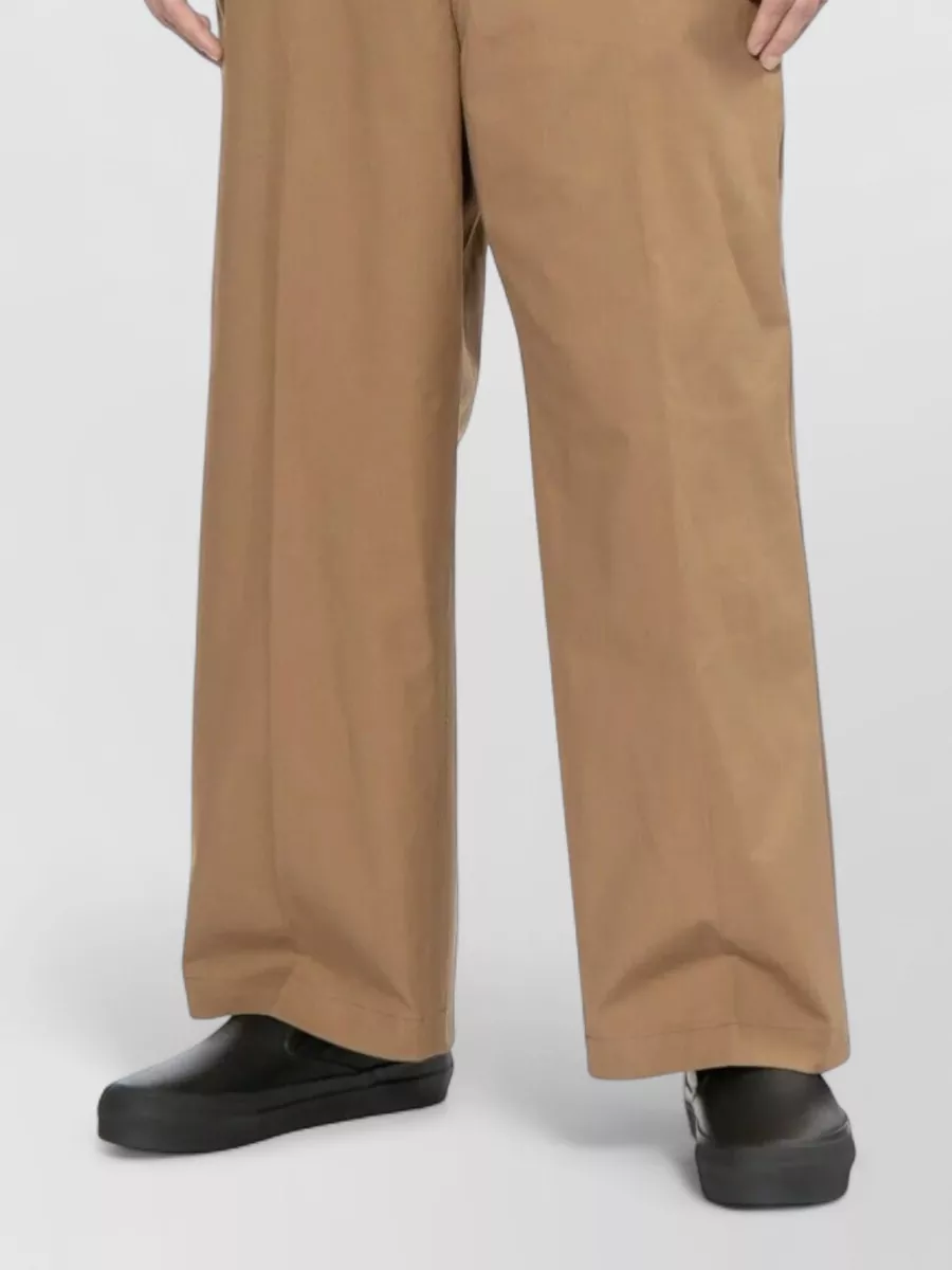 Comme Des Garçons Homme Cotton Wide Leg Trousers