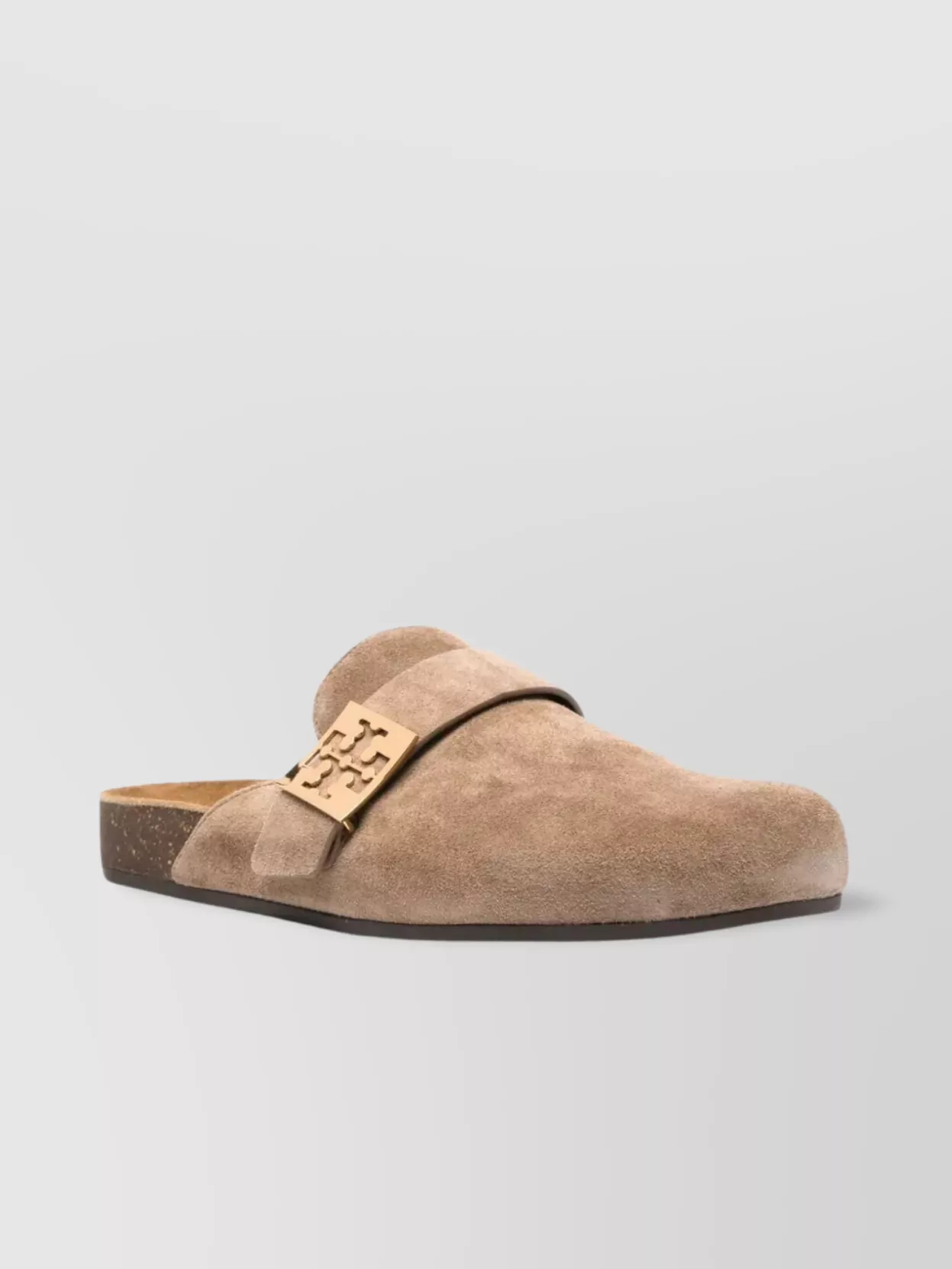 Tory Burch Mellow Logo Shearling Flat Mules