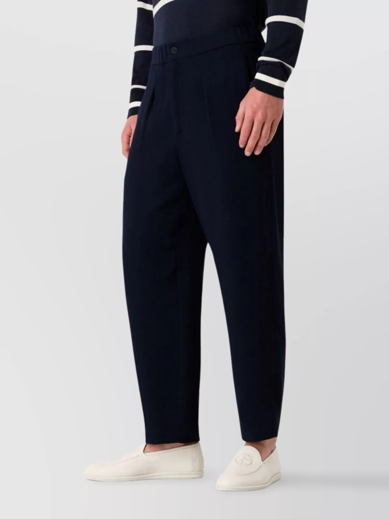 Giorgio Armani Tailored Trousers With Pockets And Loops