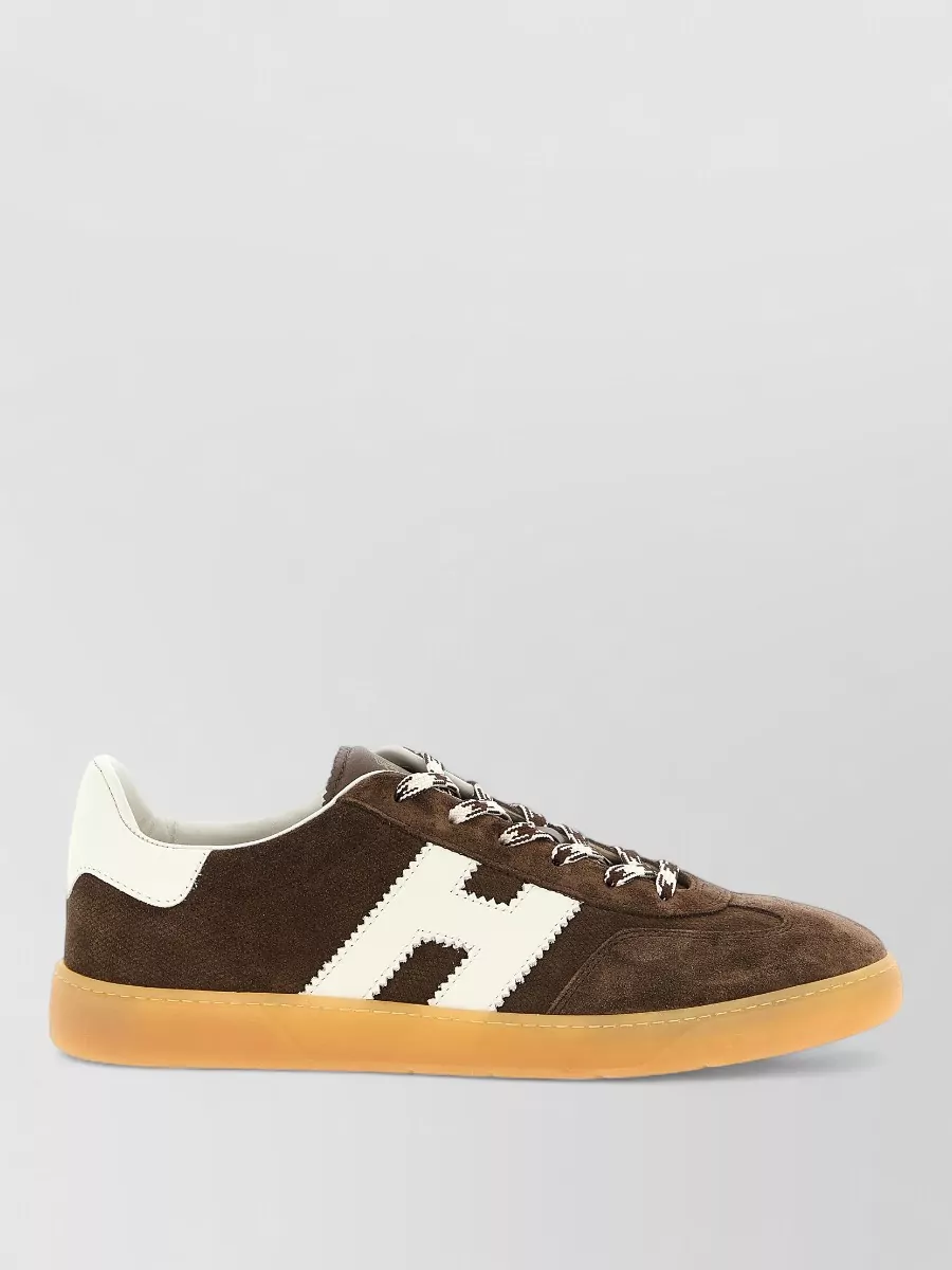 Hogan Cool Sneakers Contrast Heel Tab Rubber Sole