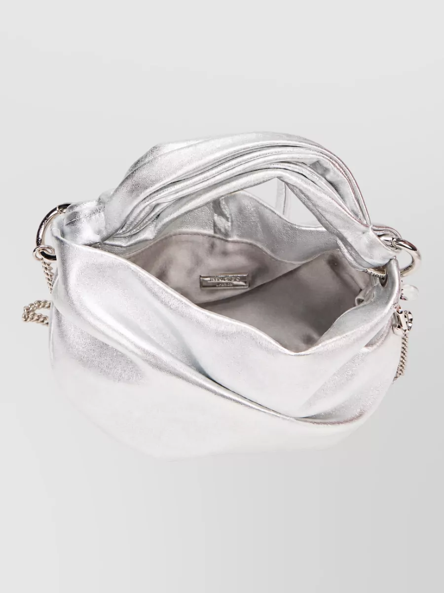 Jimmy Choo Bonny Leather Clutch Bag