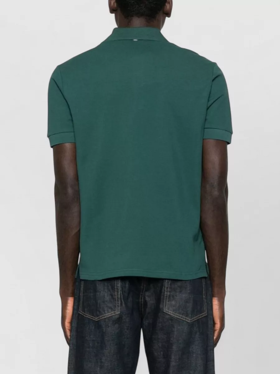 Herno Logo Cotton Polo Shirt Short Sleeves