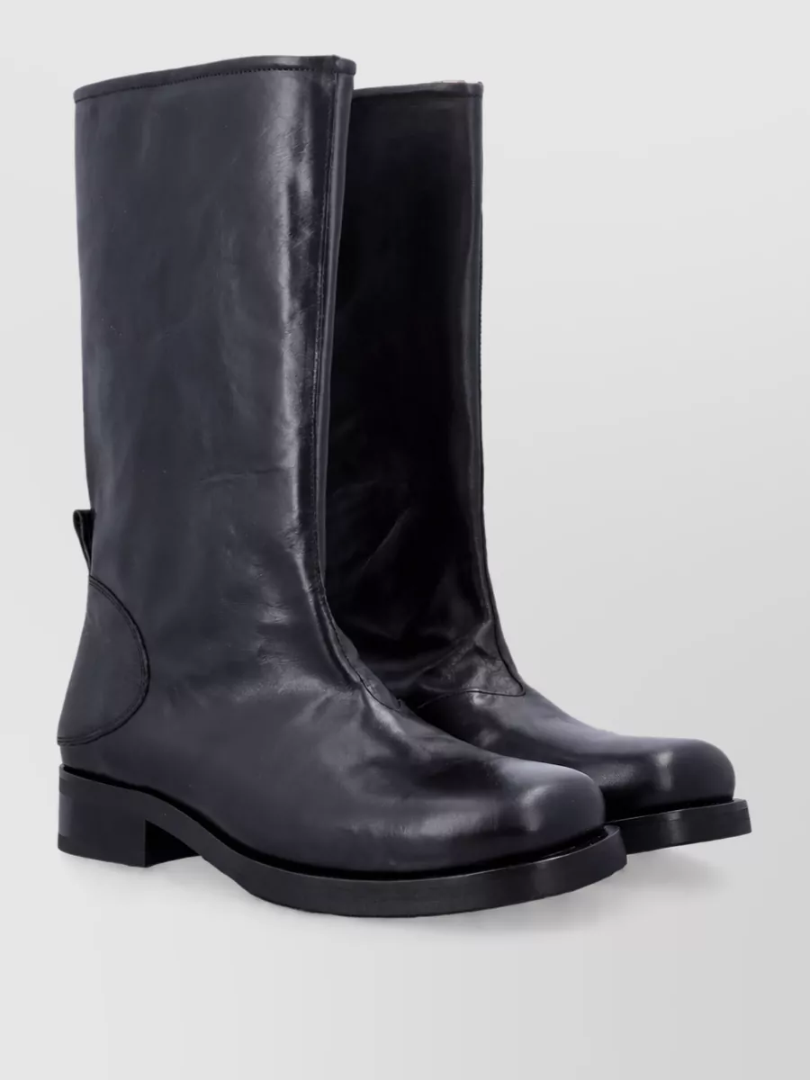 Our Legacy Leather camion boots
