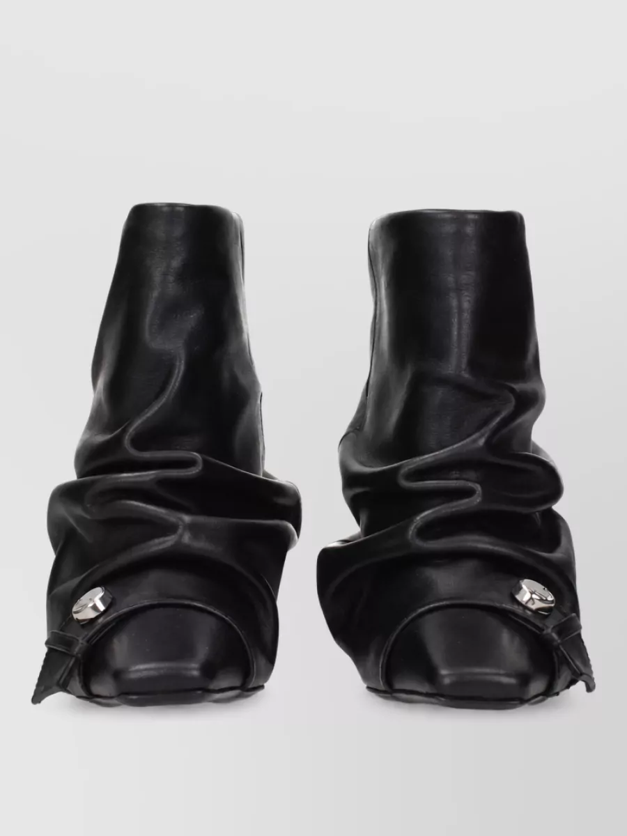 The Attico leather ankle boots