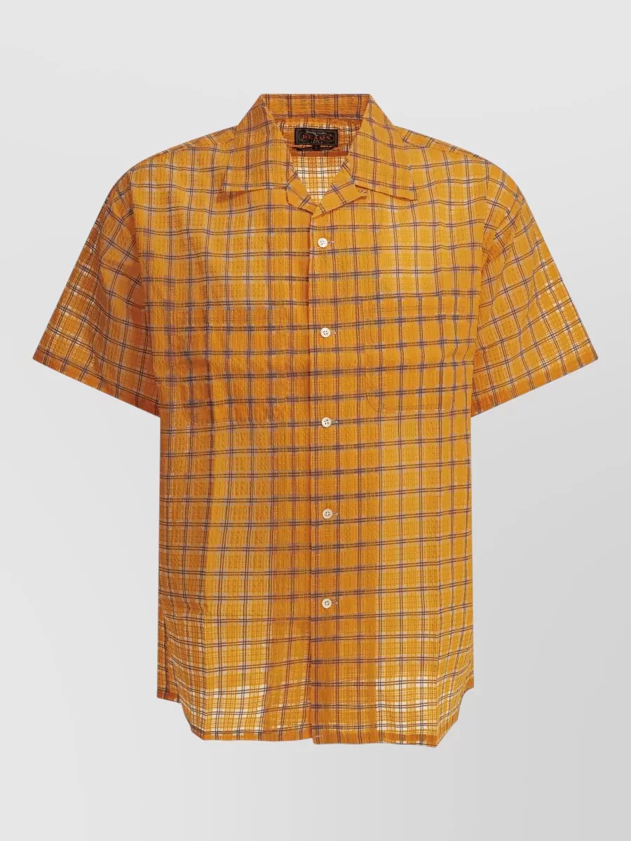 Beams Plus plaid casual shirt