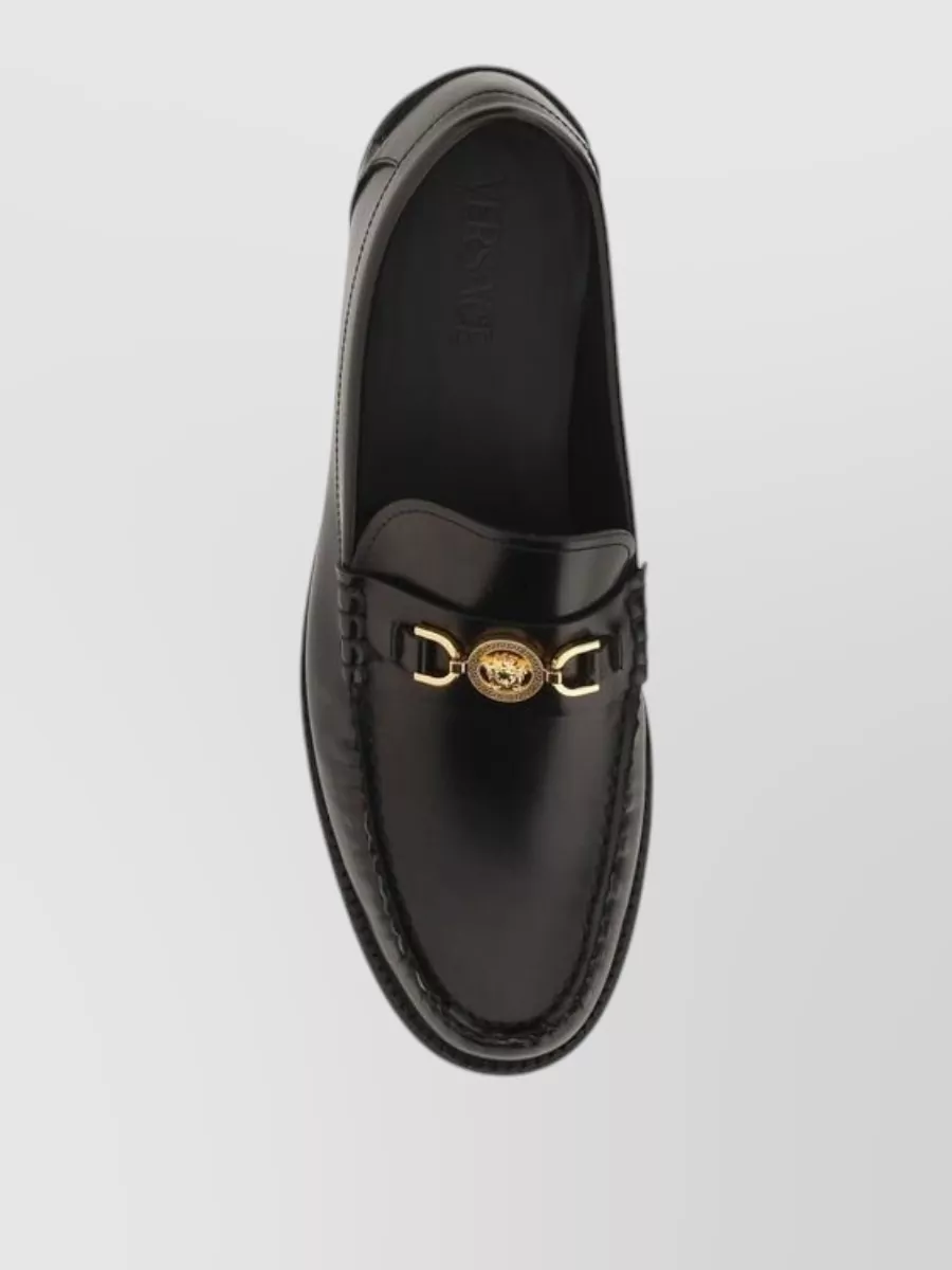 Versace Leather Loafers