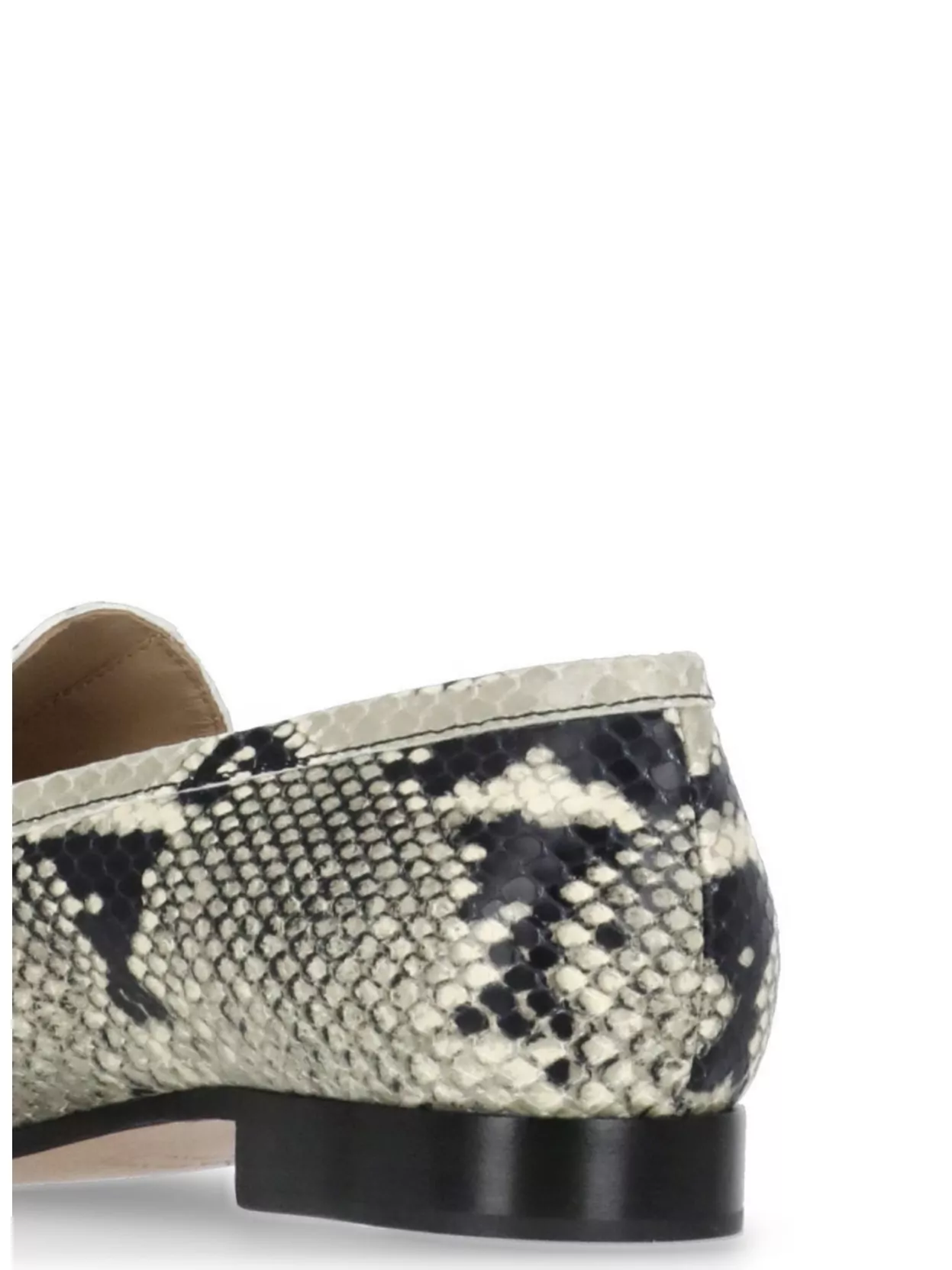 Fabiana Filippi Python Leather Loafers Snakeskin Pattern