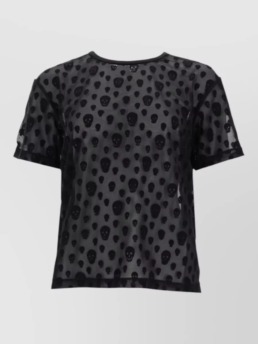 Alexander Mcqueen Skull Print Short-Sleeve T-Shirt