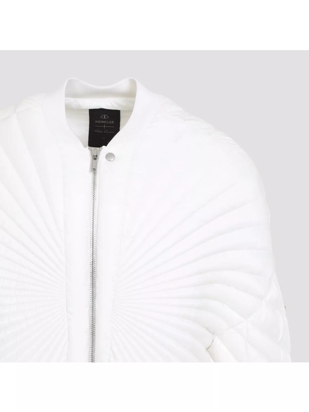 Moncler Radiance Peter Geometric Stitching Jacket In White
