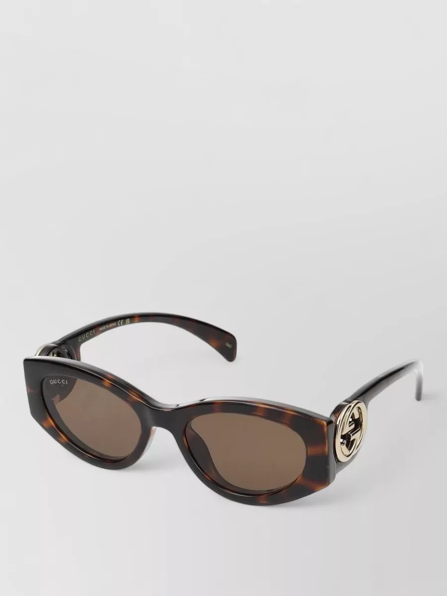 Gucci Havana Cat-Eye Sunglasses