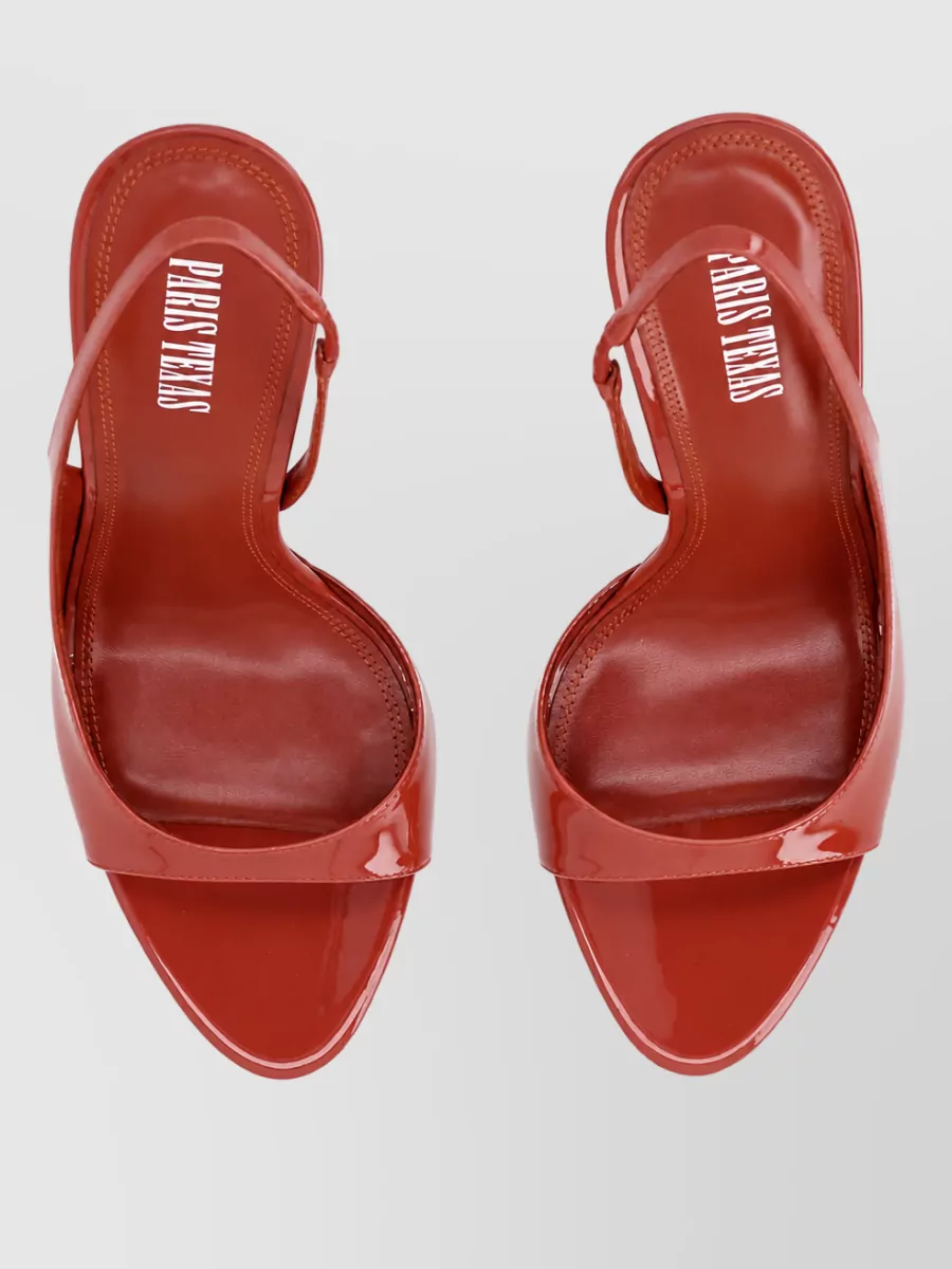 Paris Texas Leather Slingback Sandals