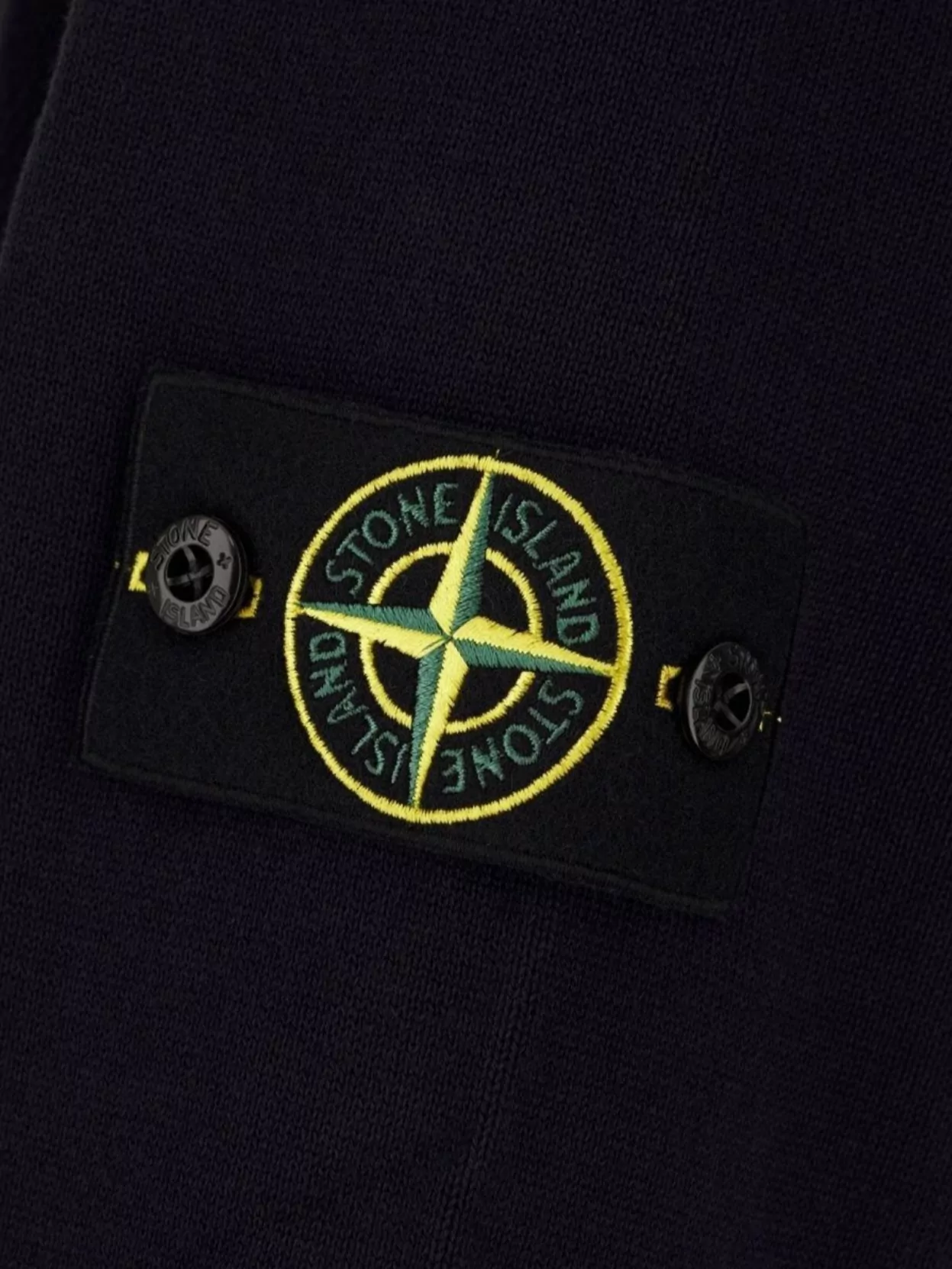 Stone Island Cotton Sweater With Detachable Logoed Label