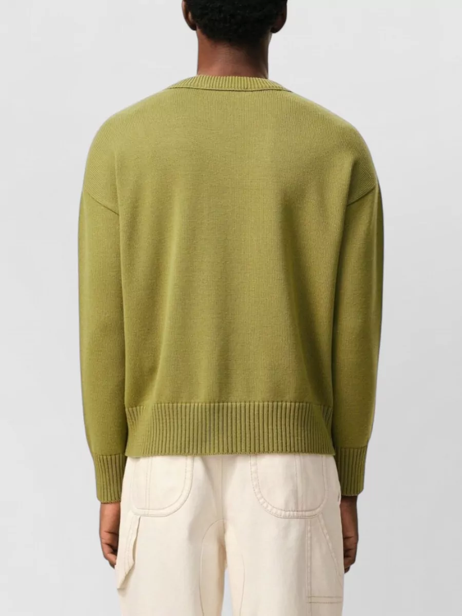 Ami Paris Fine-Knit Jumper