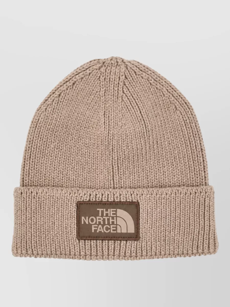 The North Face logo beanie