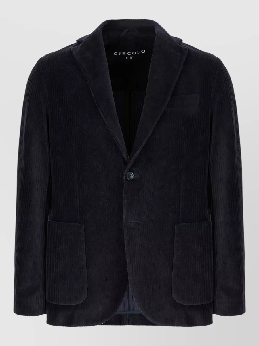 Circolo 1901 corduroy single-breasted coat