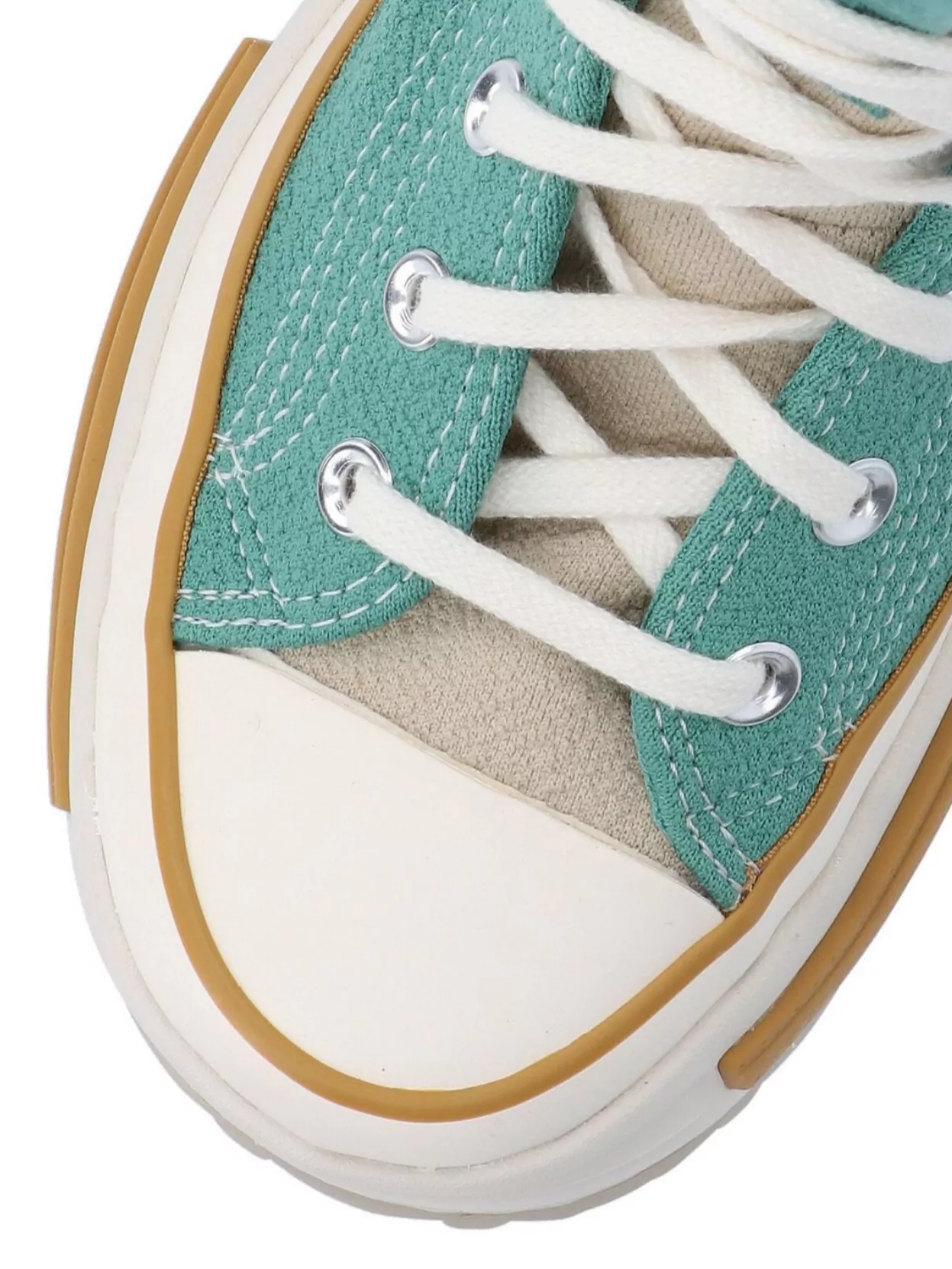 Converse High-Top Stitched Sneakers Rubber Sole