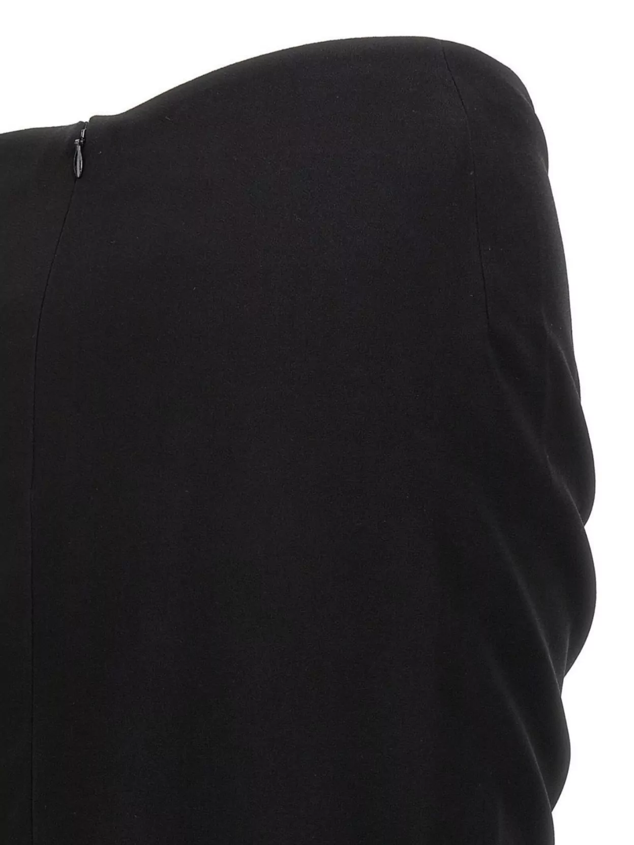 MONOT LONG DRAPED HIGH-WAISTED MIDI SKIRT