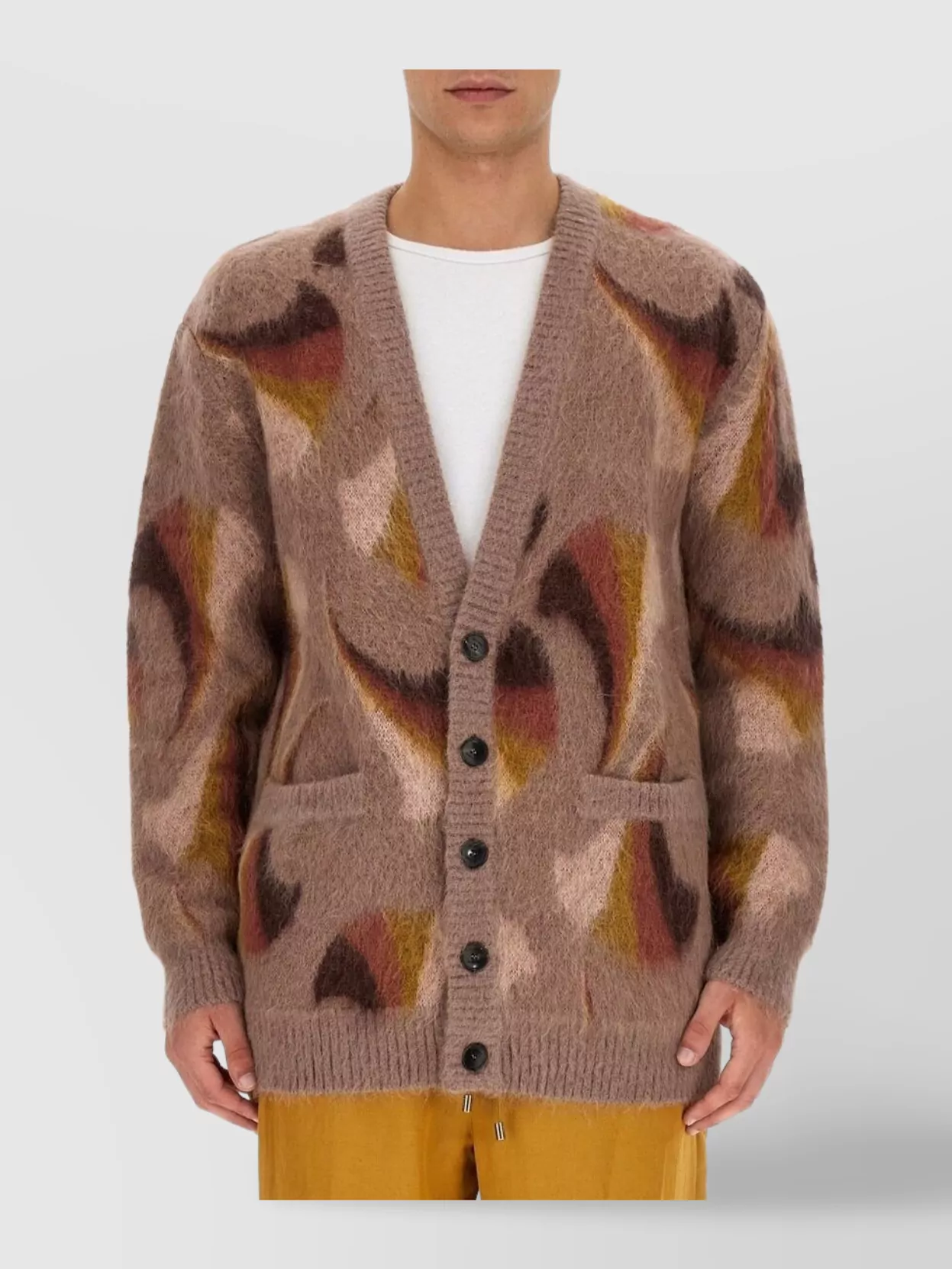 Etro V-Neck Cardigan With Front Pockets