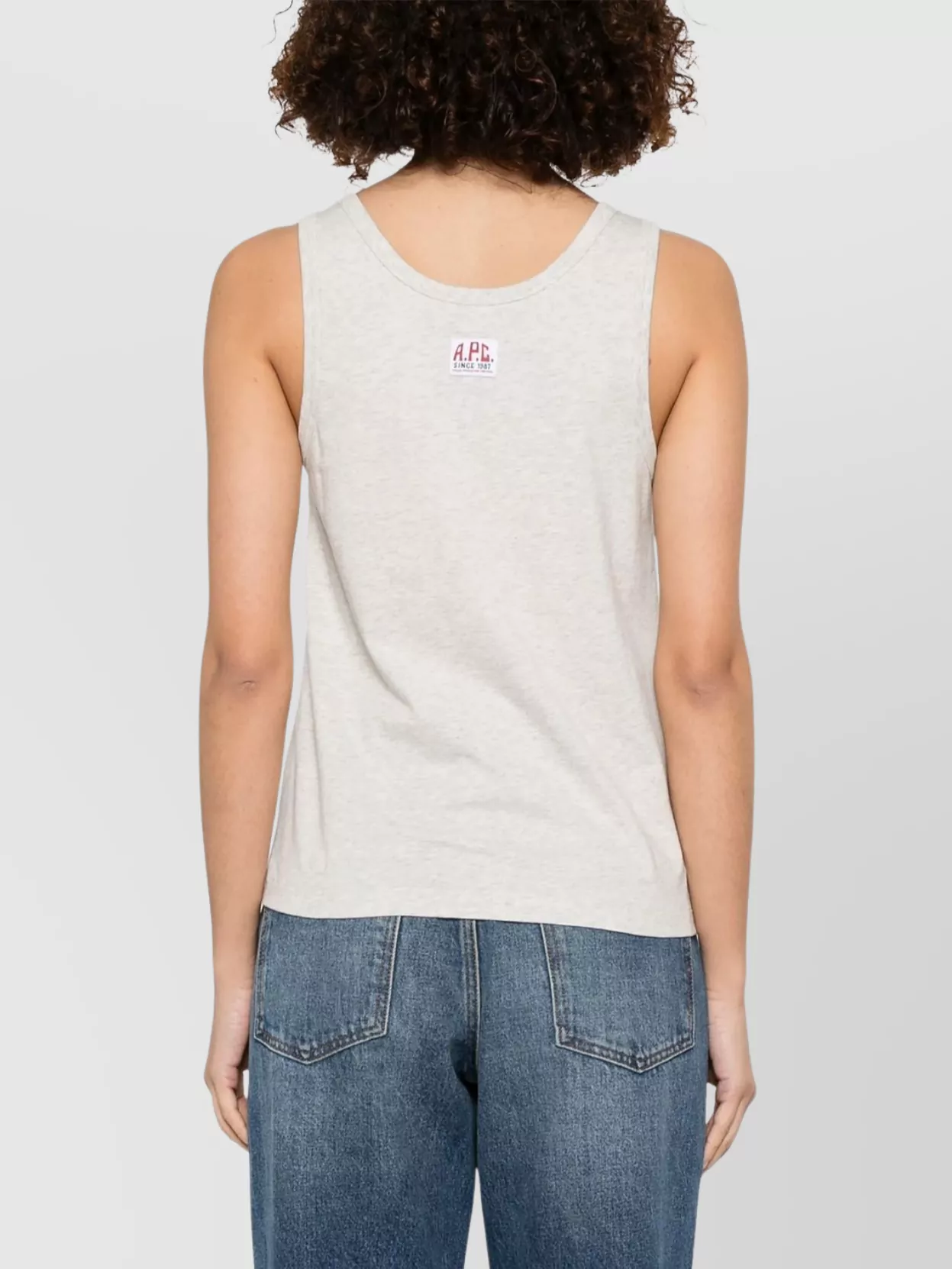 A.p.c. Scoop Neckline Sleeveless Top