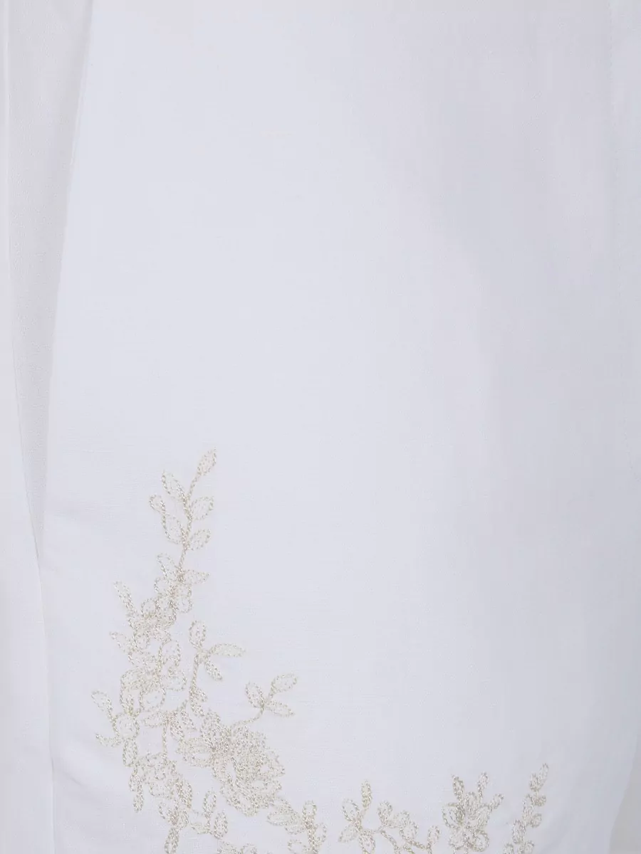 Semicouture Embroidered Cropped Shorts