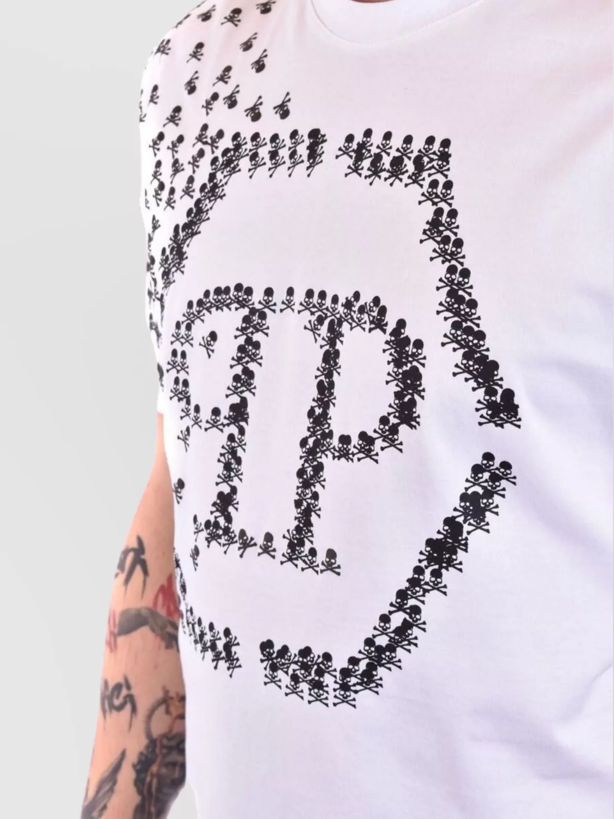 Philipp Plein Crew Neck Graphic Print Regular Fit T-Shirts