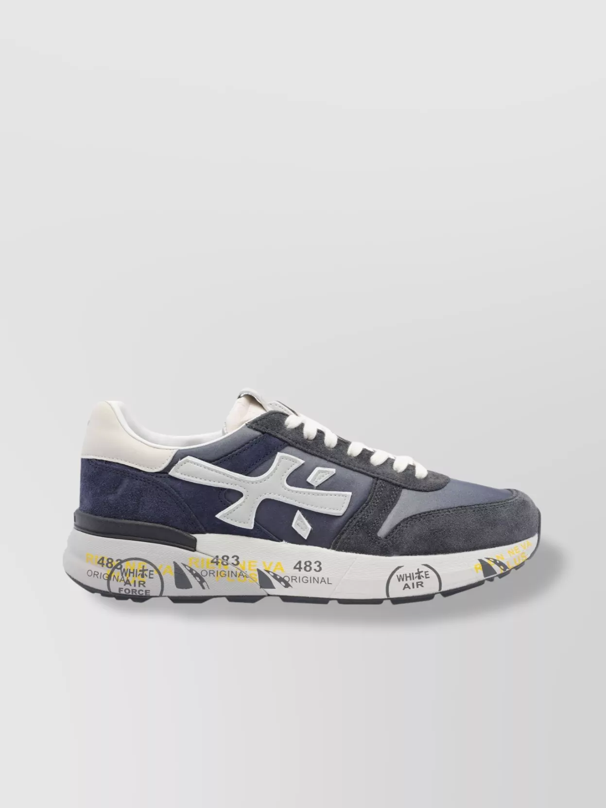 Premiata Low Top Mick Sneakers With Contrasting Sole