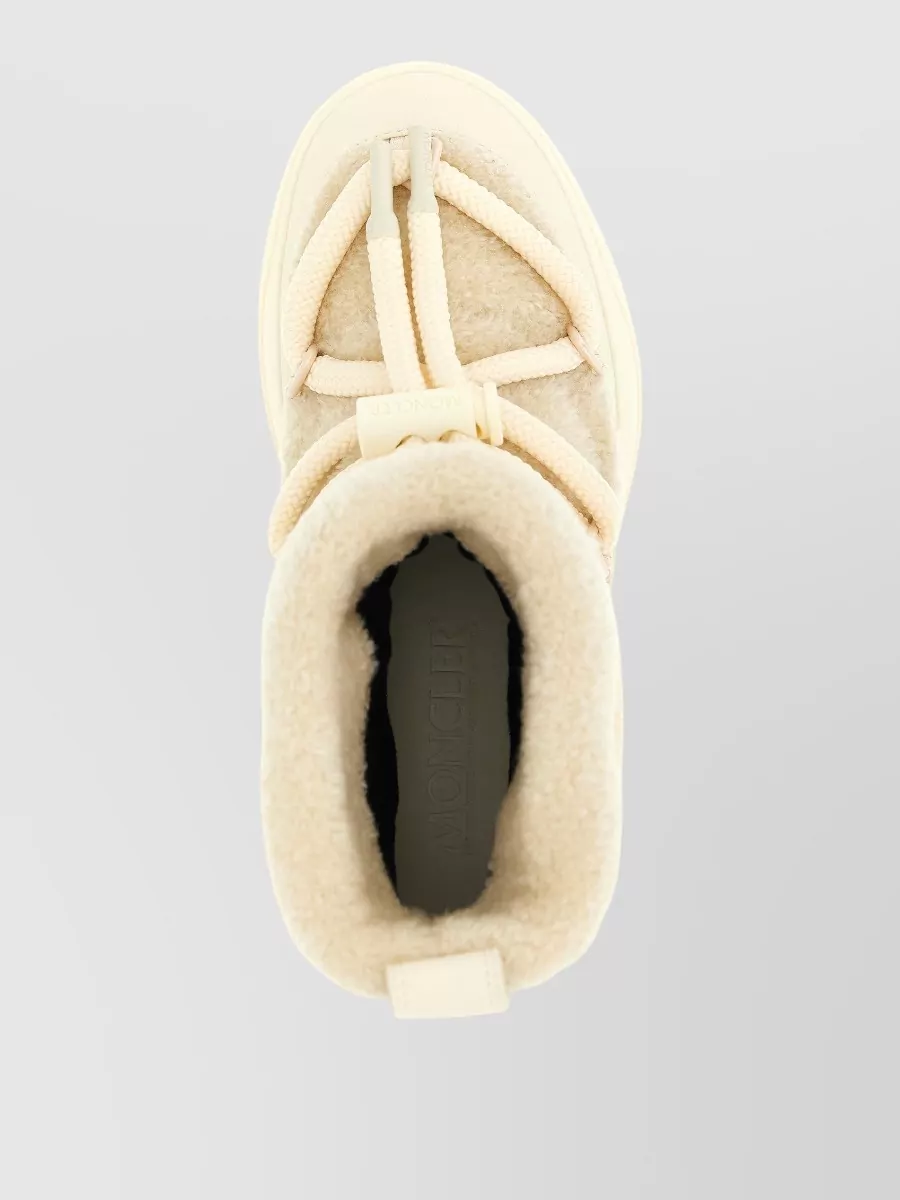 Moncler Altive Mid Boots Round Toe Rubber Sole