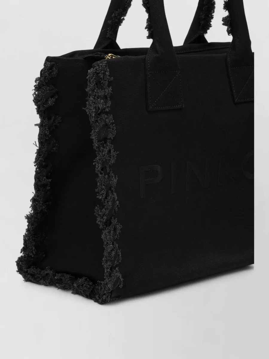Pinko Na Canvas Tote Bag