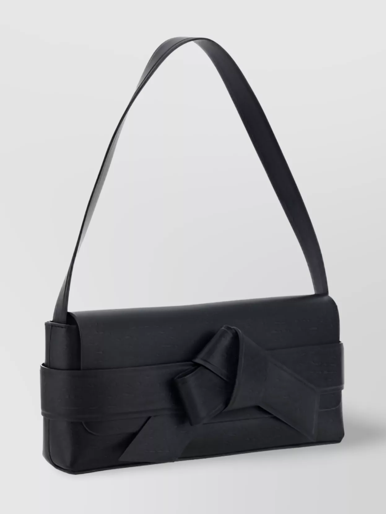 Shop Acne Studios Knotted Calfskin Shoulder Bags