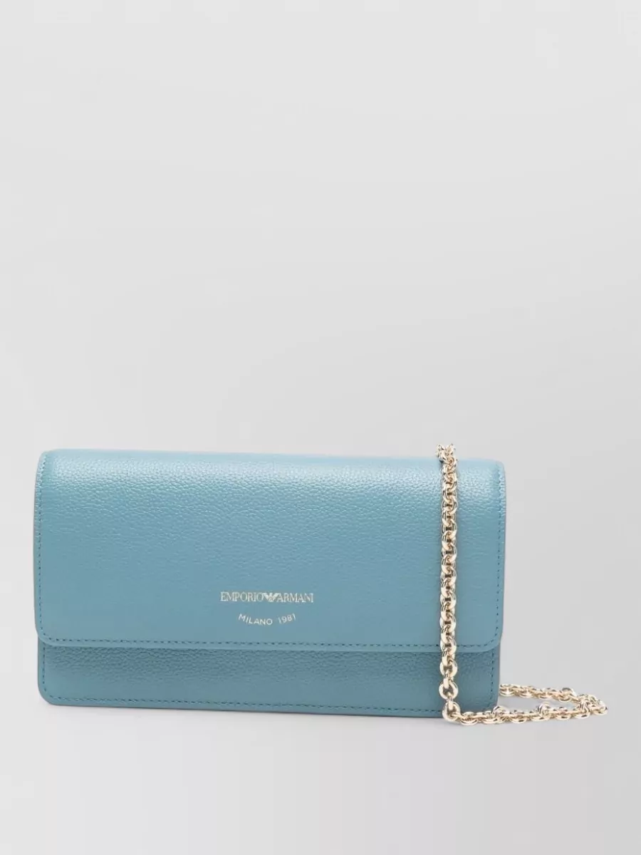 Emporio Armani Leather Chain Wallet