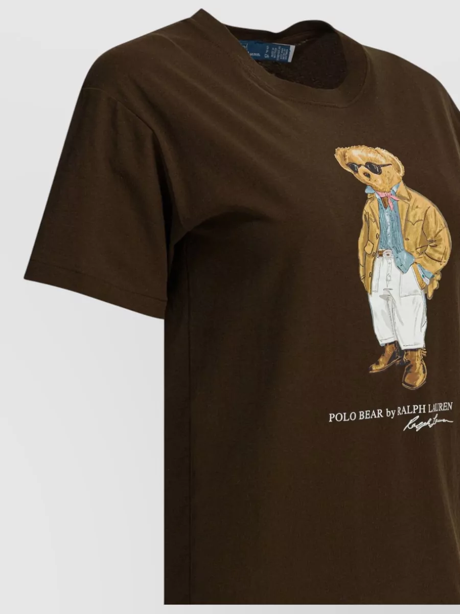 Polo Ralph Lauren Crew Neck Graphic Print Short Sleeve Top