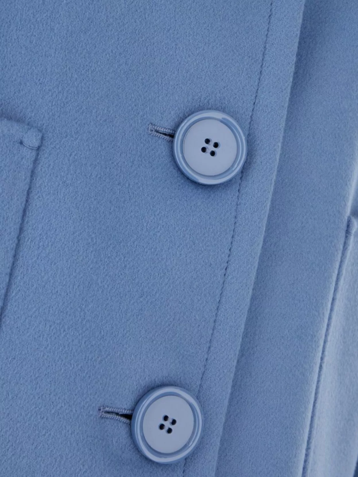 'S MAX MARA WOOL COAT WITH NOTCHED LAPEL AND BUTTON DETAILING
