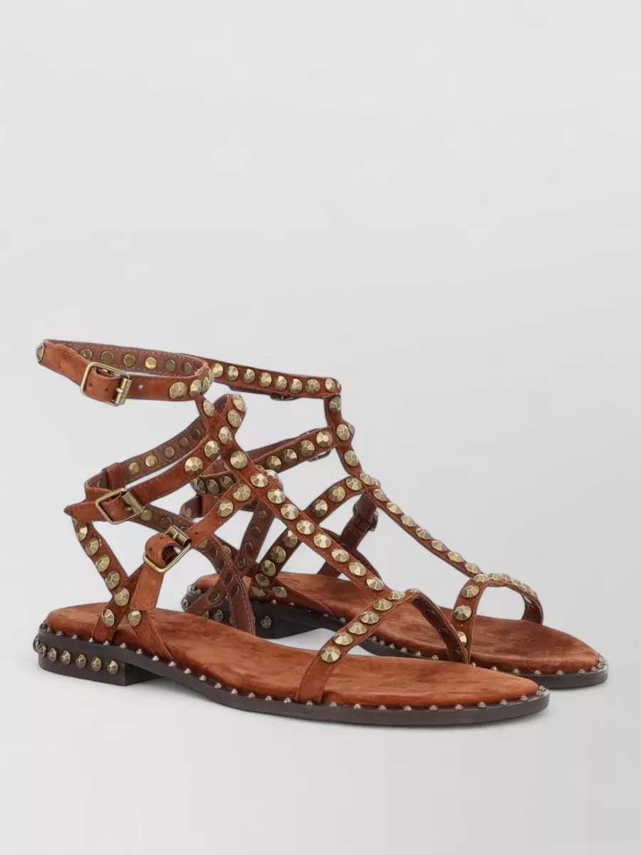 Ash Leather Sandals