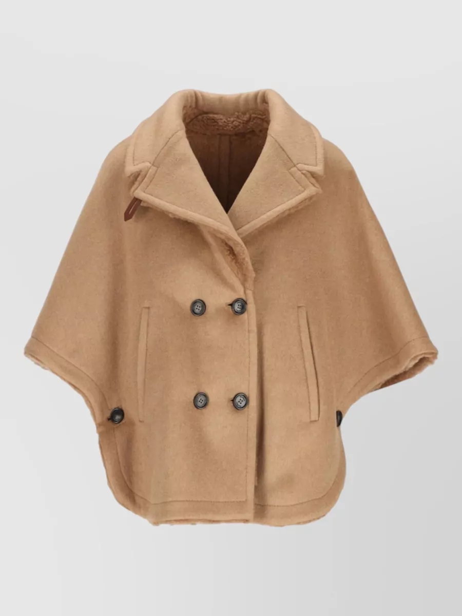 Max Mara camel hair cape