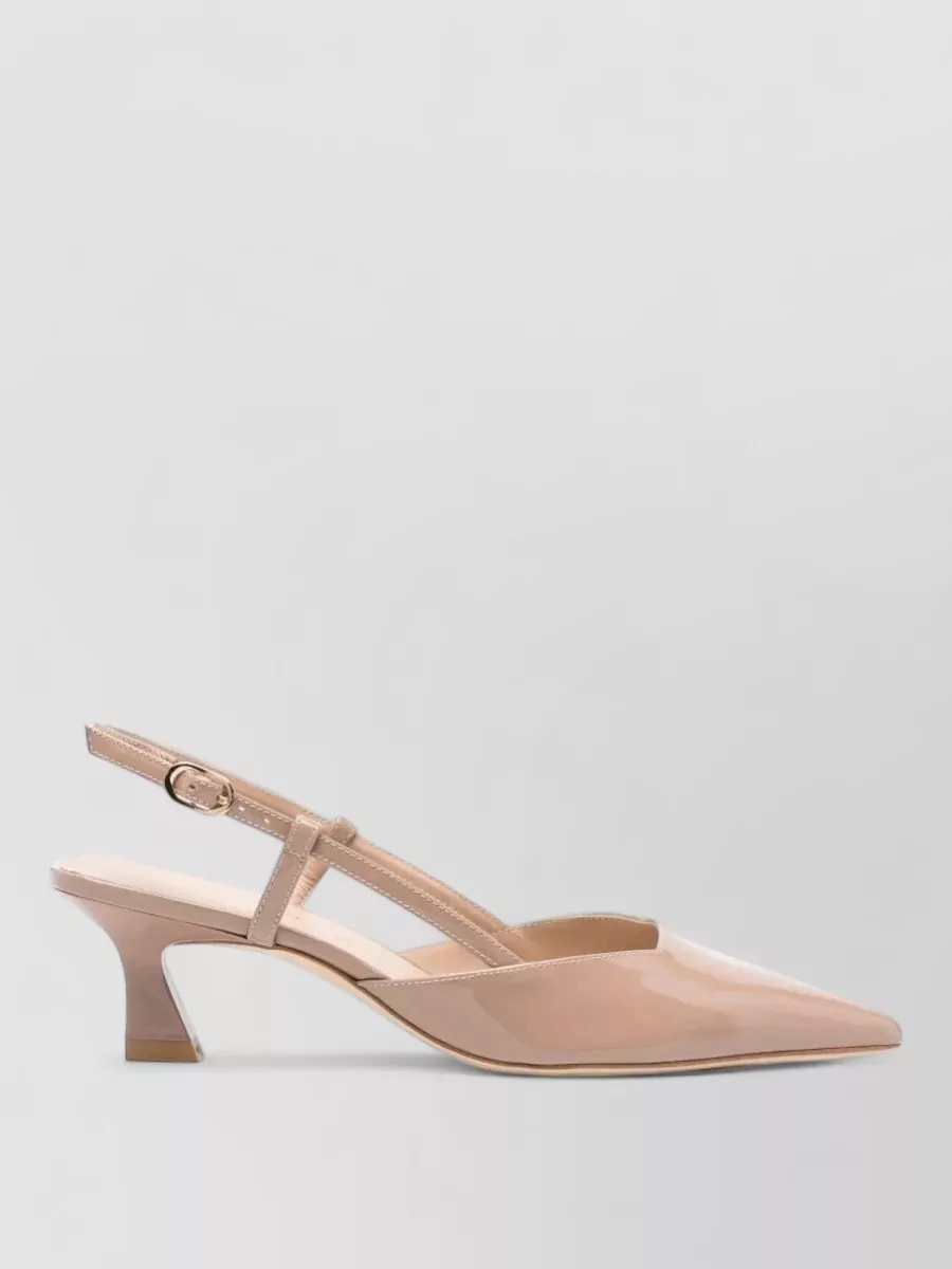 Stuart Weitzman Patent Leather Slingback Pumps