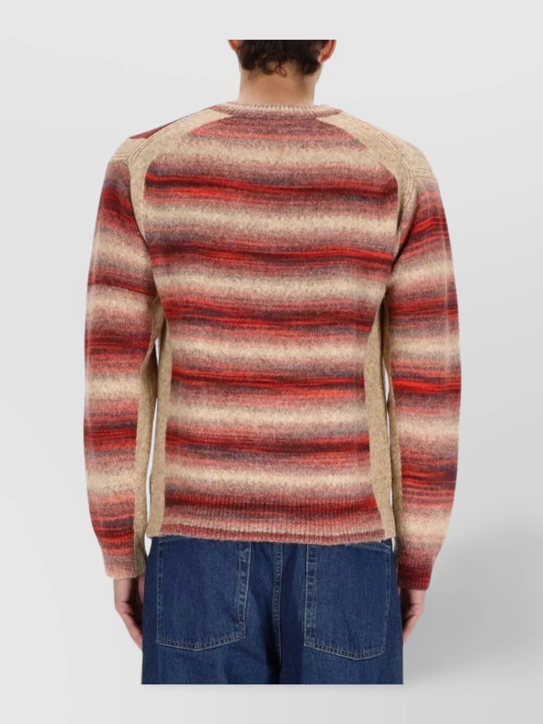 Paul Smith Striped Crew Neck Long Sleeve Sweater