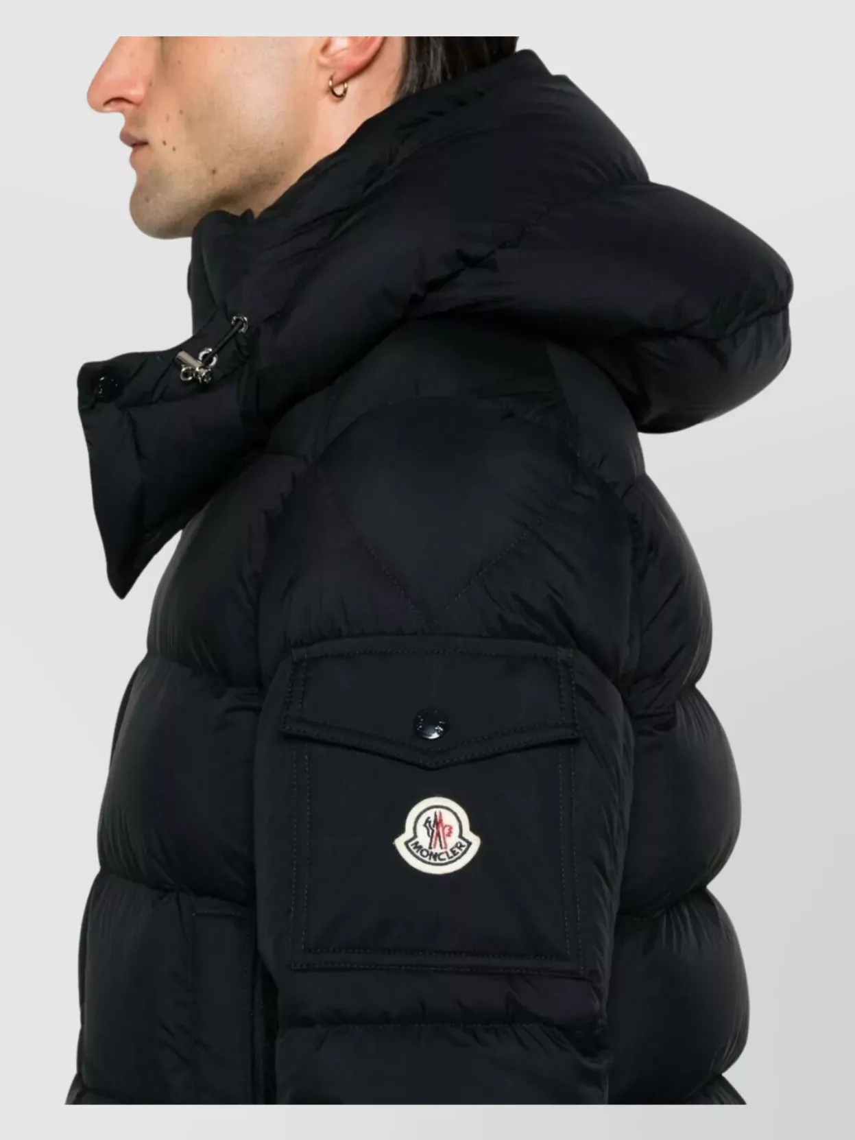 Moncler Short Hooded Down Jacket Maya 70