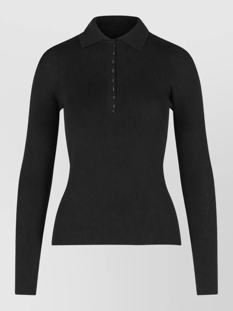 Max Mara Cashmere polo sweatshirt