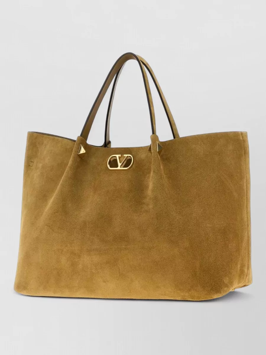 Valentino Garavani Large Suede Tote Bag