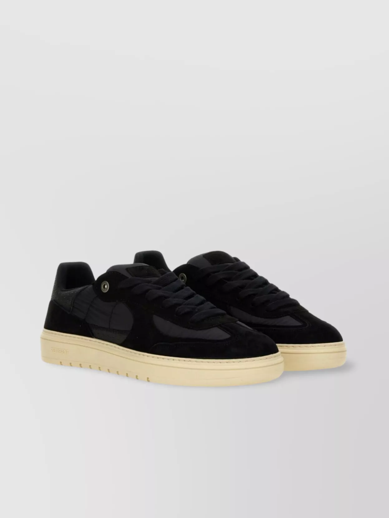 Represent Suede Panel Low-Top Sneaker With Rubber Sole