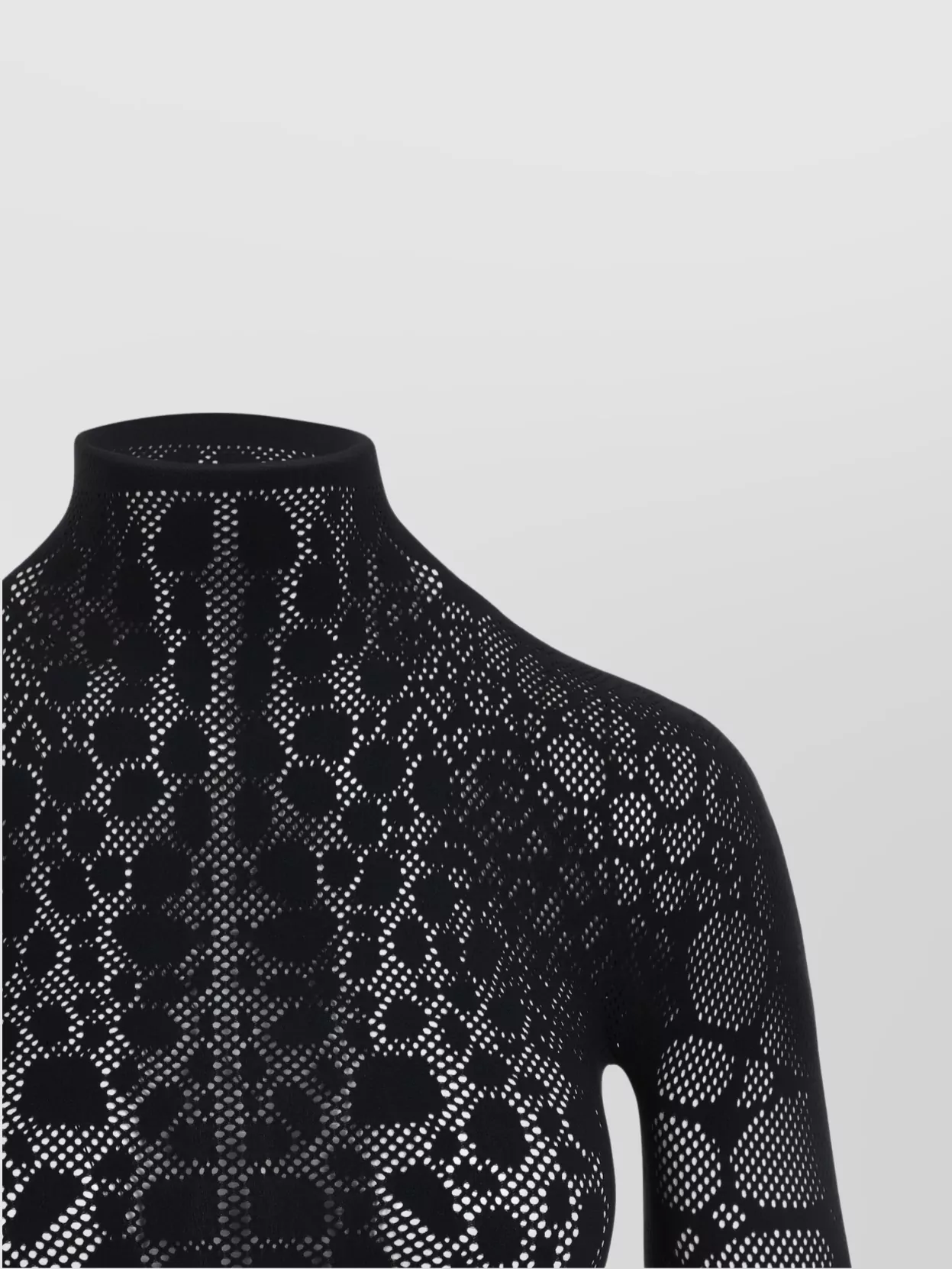 Wolford Geometric Sheer Long Sleeve Top