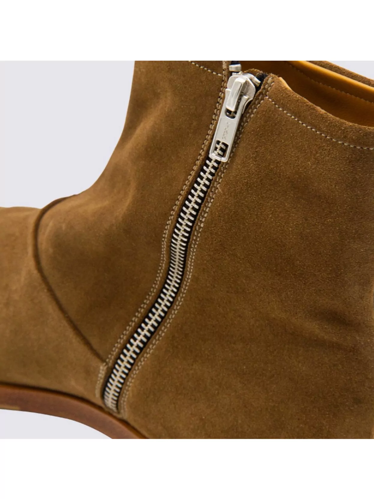 Common Projects Low Block Heel Suede Ankle Boots