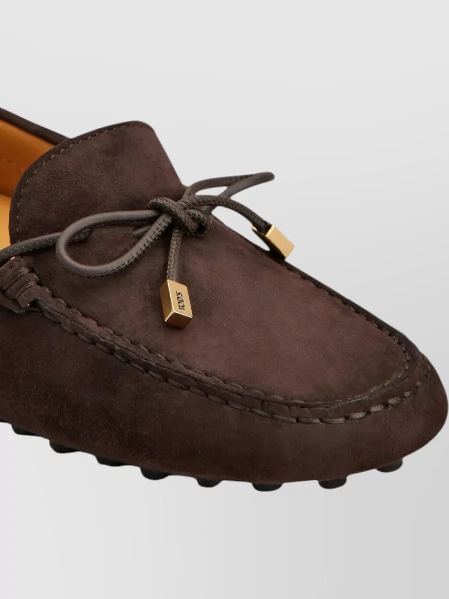 Tod's Suede Leather Loafers