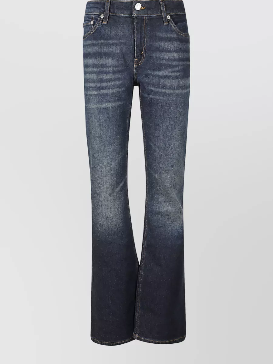 RE/DONE low-rise micro bootcut jeans