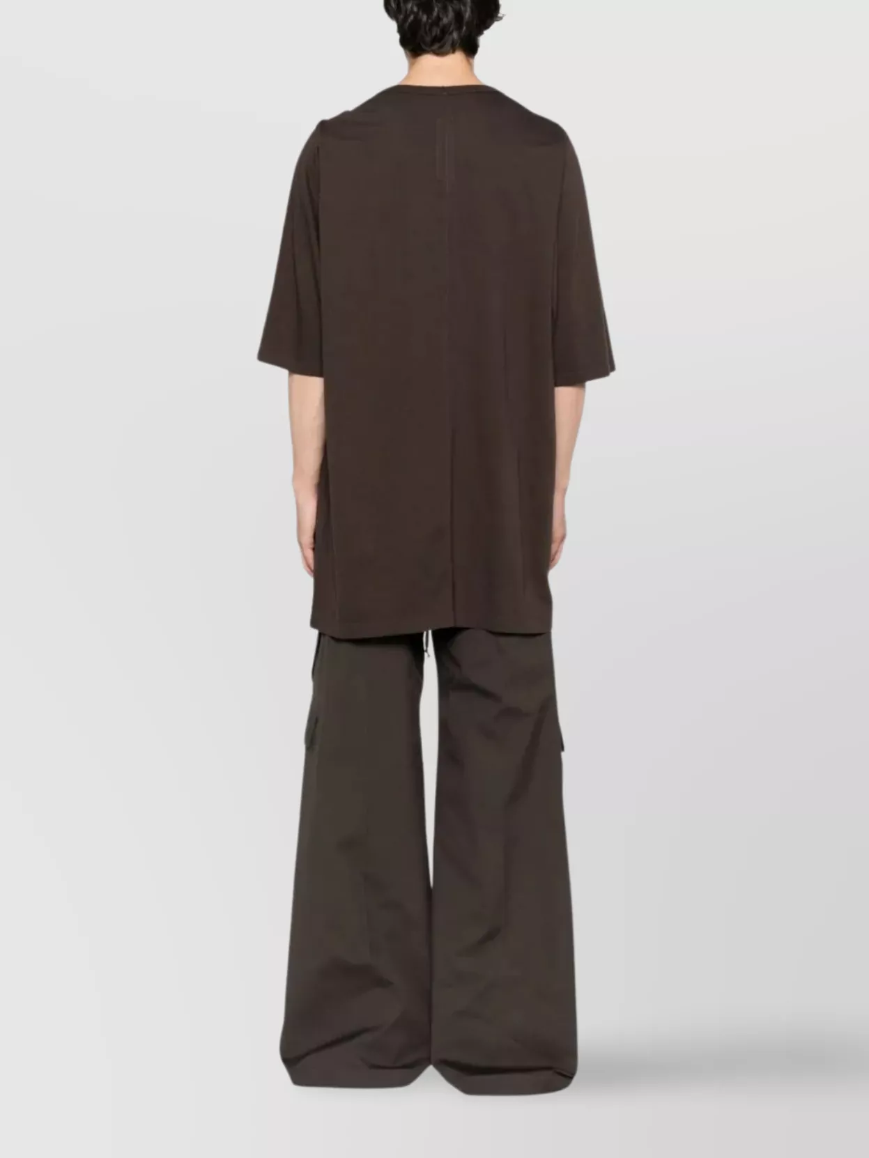 Rick Owens Oversized Round Neck Short Sleeve T-Shirt