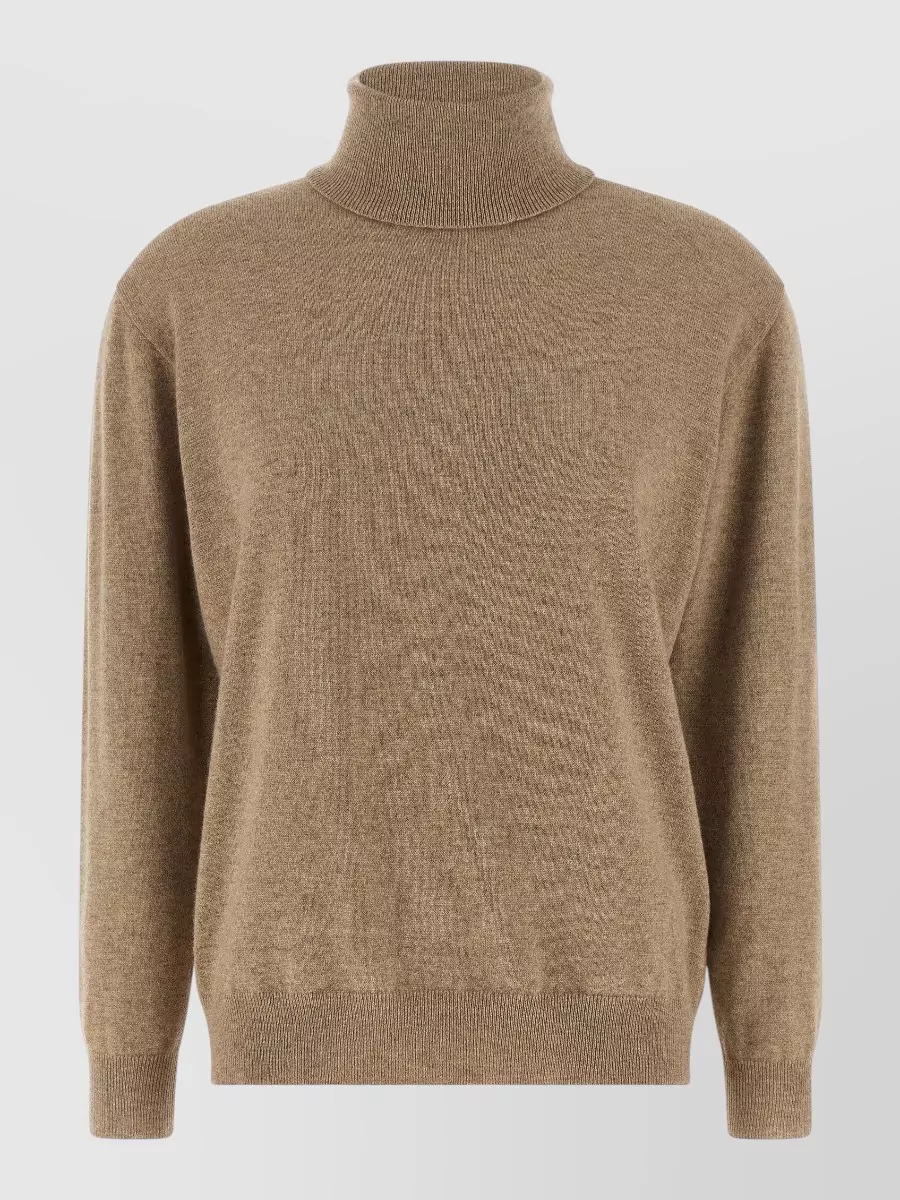Brunello Cucinelli cashmere mélange high-neck long-sleeve sweater