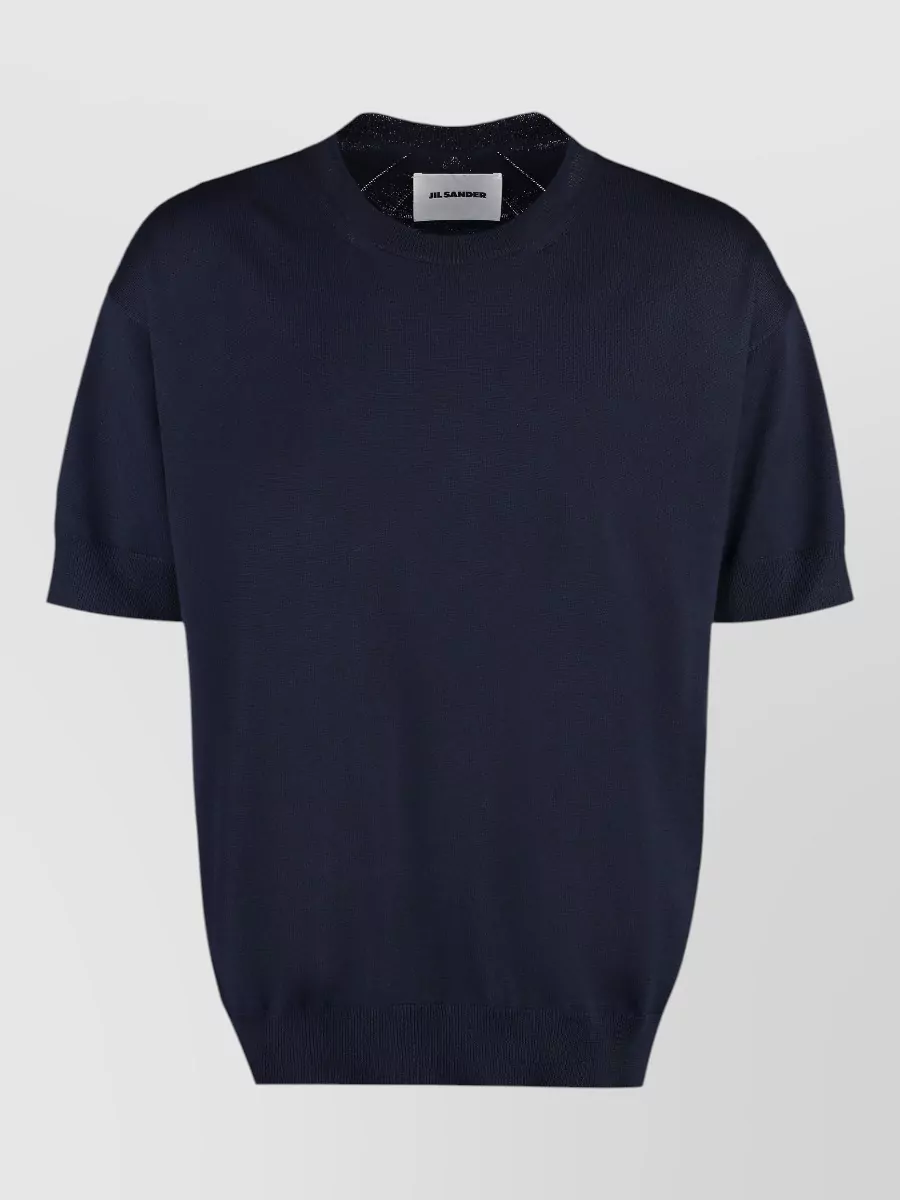 Jil Sander Wool short-sleeve t-shirt