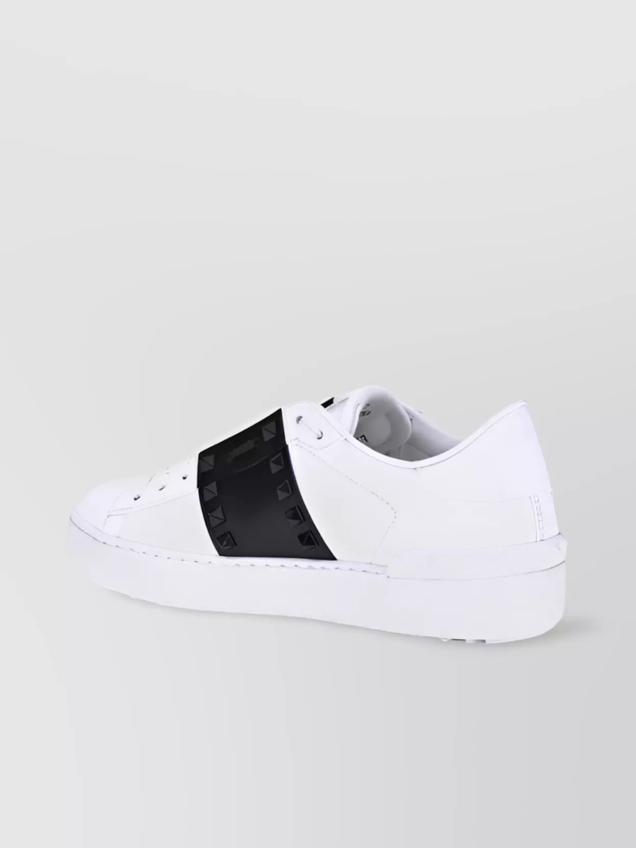Valentino Garavani Studded Low-Top Calfskin Sneakers