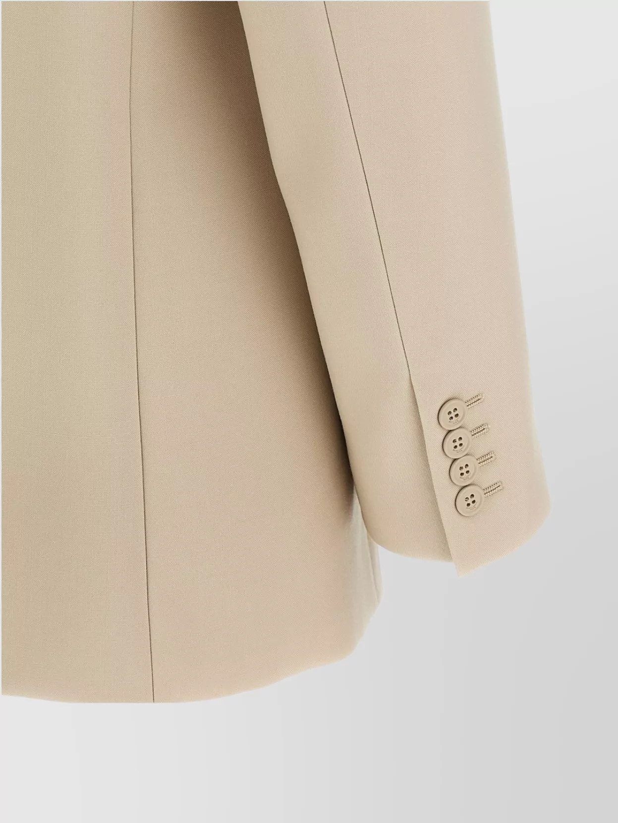 Saint Laurent Double-Breasted Blazer With Buttoned Cuffs